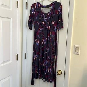 Latched Mama nursing dress with pockets